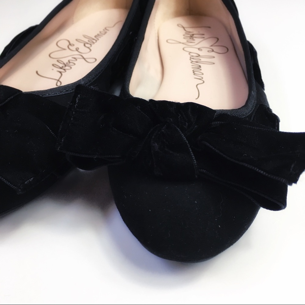 Libby Edelman Casey Black Ballet Flats, 8, NWOT - Picture 2 of 6